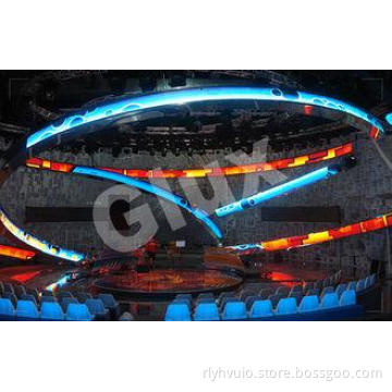 Advertising Pixel 8mm Indoor Curved LED Screen / Billboards